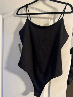 Anthropologie Black Spaghetti-Strap Kids Bodysuit